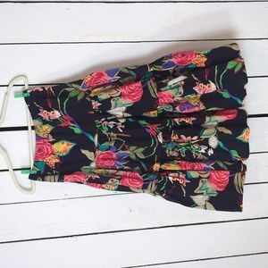 Floral print skirt